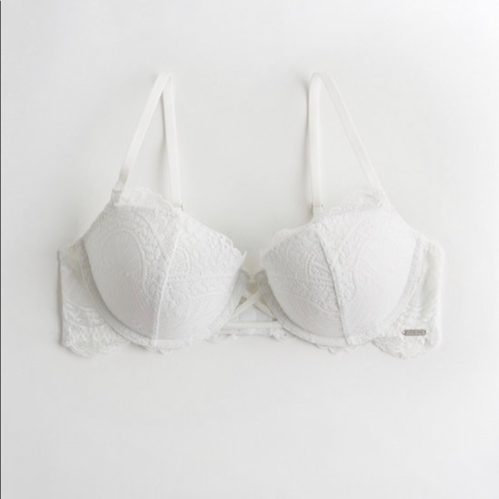 Gilly Hicks Lace Push-Up Balconette Bra